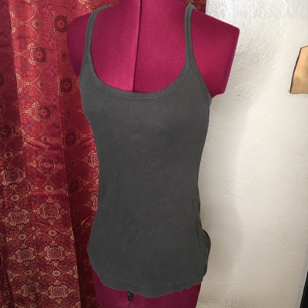 Medium gray tank top